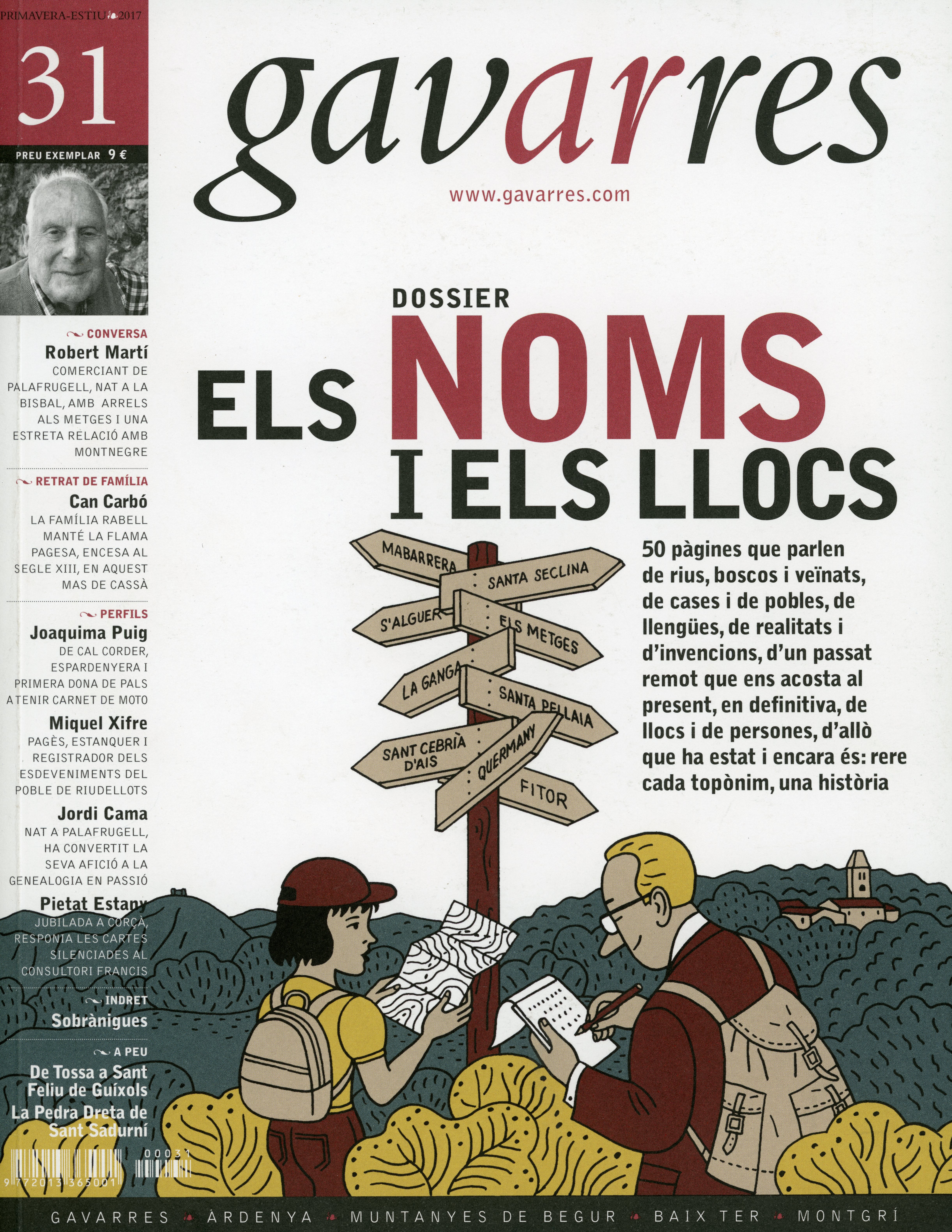 Gavarres : Dossier : Els noms i els llocs - Portada